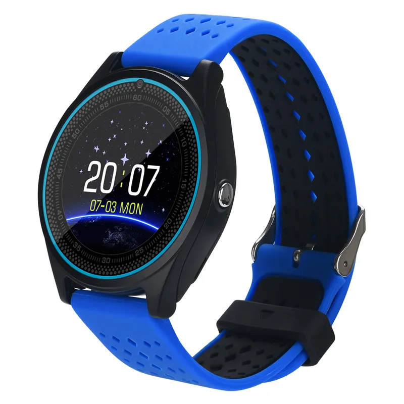Fu & y Bill Bluetooth Смарт часы V9 с камерой Smartwatch шагомер Здоровье спортивные Мужские