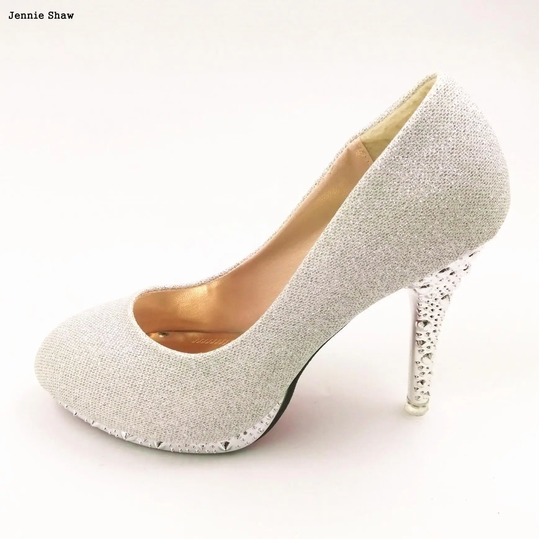 Золотая зеленая белая свадебная обувь на Высоком Каблуке красная свадебная обувь