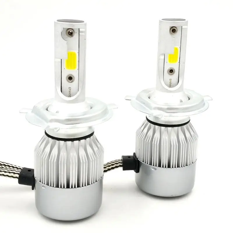 Car styling H4 7600LM LED Headlight Conversion Kit Car Beam Bulb Driving font b Lamp b