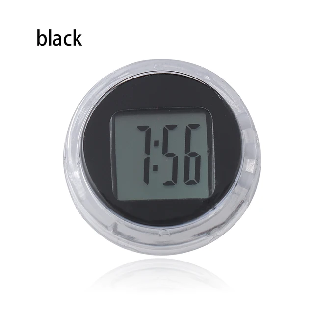 Mini Motorcycle Clocks Watch Waterproof StickOn Motorbike Mount Watch