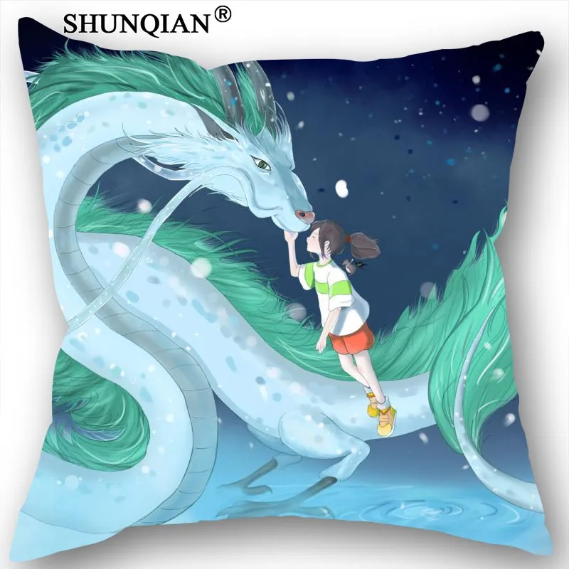 New Spirited Away Pillowcase Wedding Decorative Pillow Case Customize Gift For Cover 35X35cm 40X40cm(One Sides) | Дом и сад