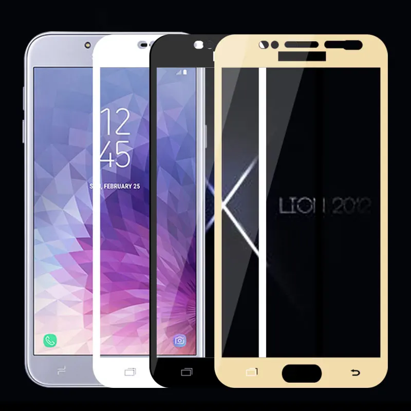 

9H Tempered Screen Protector Glass For Samsung J3 J5 J7 2017 Full cover film For Samsung A5 A6 A8 A6Plus A8Plus 2018 J7 Neo