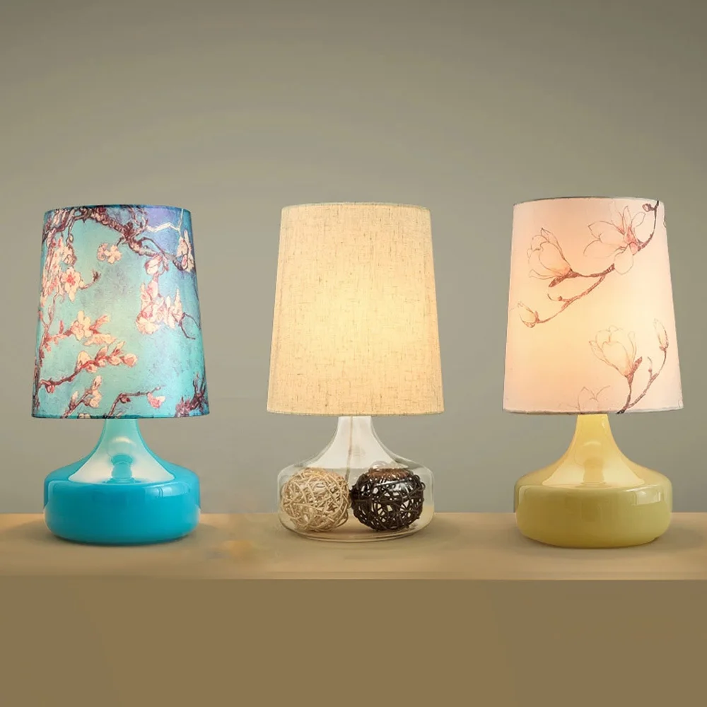 Hot Sale Pretty Handmade Glass Stone Table Lamp Abajour Desk Light