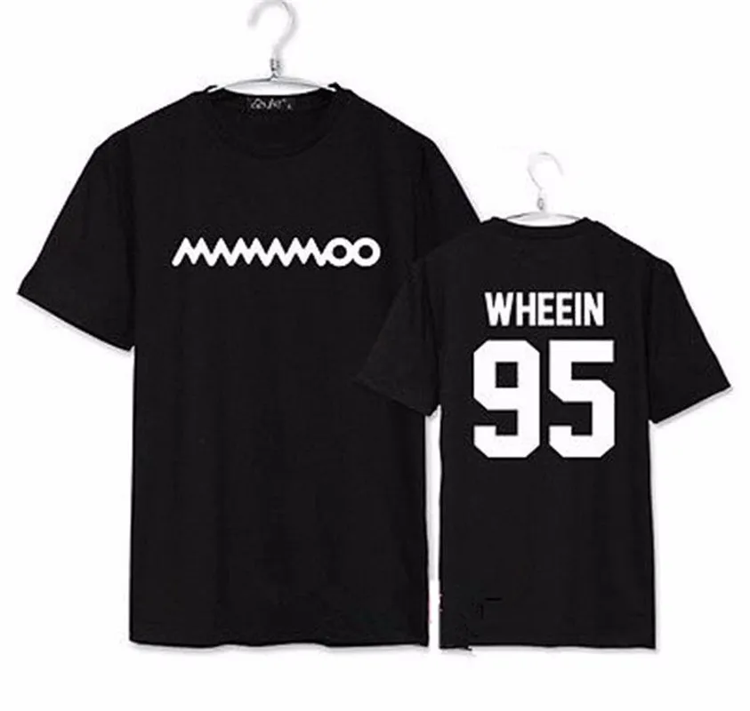 

ALLKPOPER MAMAMOO T-shirt [Hello] Unisex Tee Kpop Tshirt WHEEIN MOONBYUL HWASA SOLAR