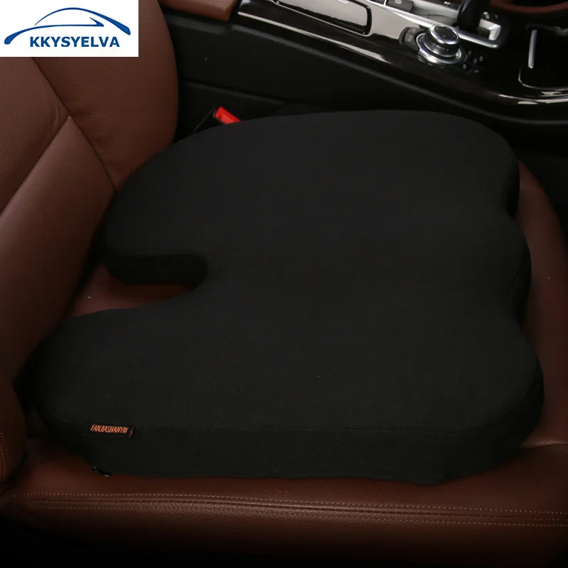 

Coccyx Orthopedic Memory Foam Seat Cushion Helps With Sciatica Back Pain - Perfect for Your Office Chair Car Seat Covers