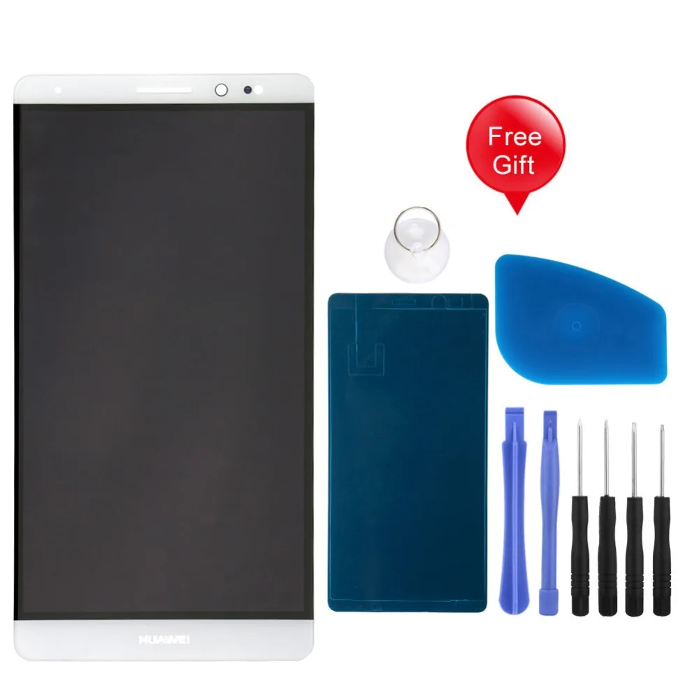 

100% Tested Display for Huawei Mate 8 LCD Display LCD Touch Screen Digitizer Assembly 6" No Frame with Open Tools Set and Tape