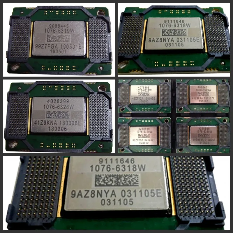 

1076-6319W 1076-6318W 1076-6328W 1076-6329W 1076-632AW 1076-631AW big DMD chip for projectors, these DMD chips are compatible !