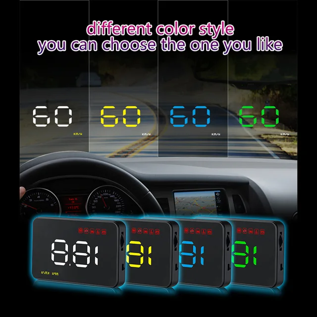 Buy Car styling Universal speedometer Over speed Alarm Digital car speedometer