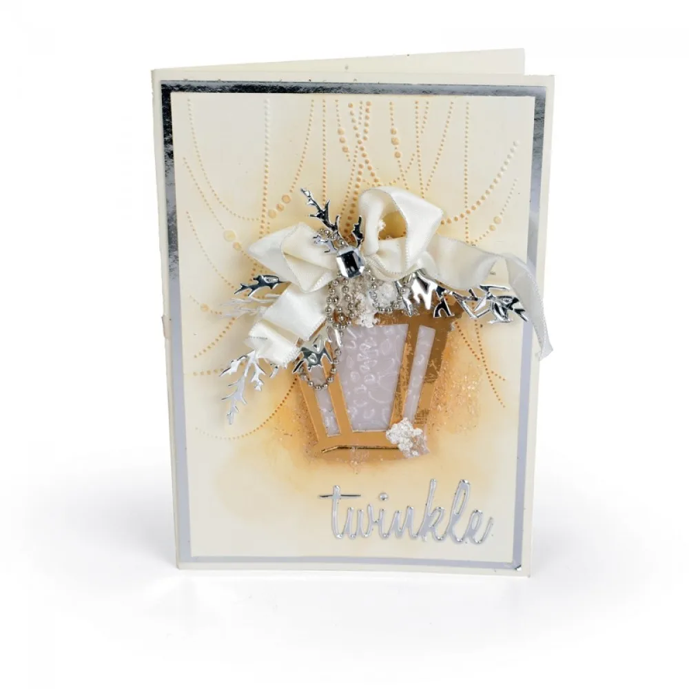 

Candle Light Die Metal Cutting Silver Scrapbooking Embossing Card Photo Album Making Template Decoration Handmade Christmas