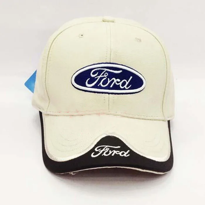 2015 New Fashion Ford Racing Cap Embroidery Solid Baseball Cap For