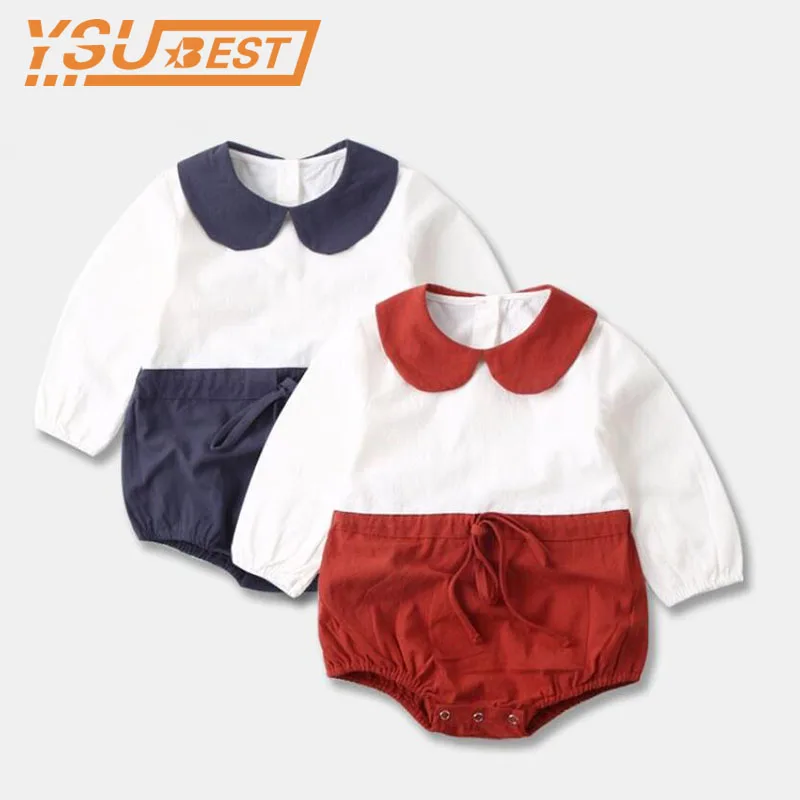 

Newborn Autumn Jumpsuit 0-2Yrs Infant Baby Girl Clothing Rompers Tops Long Sleeve Romper Baby Boys Girls Outfits Clothes