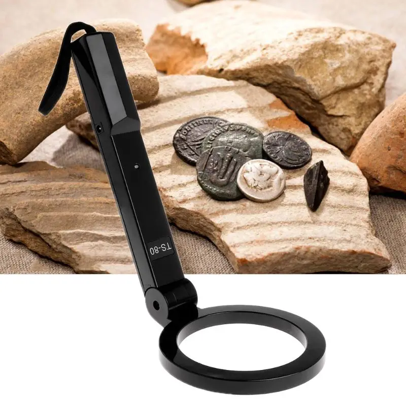 

Portable Hand-Held Folding Metal Detector High Sensitivity Multifunctional Test