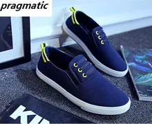 2017 Spring Men s casual canvas shoes men loafers male breathable trainers shoes mens slip on