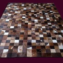 Модный художественный ковер Натуральная Воловья кожа 3d ковер