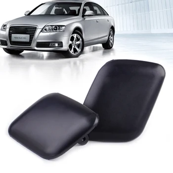 

beler 1Pair Front Left & Right Bumper Headlight Washer Cover Cap 4B0 955 275 4B0 955 276 for Audi A6 C5 1998 1999 2000 2001 2002
