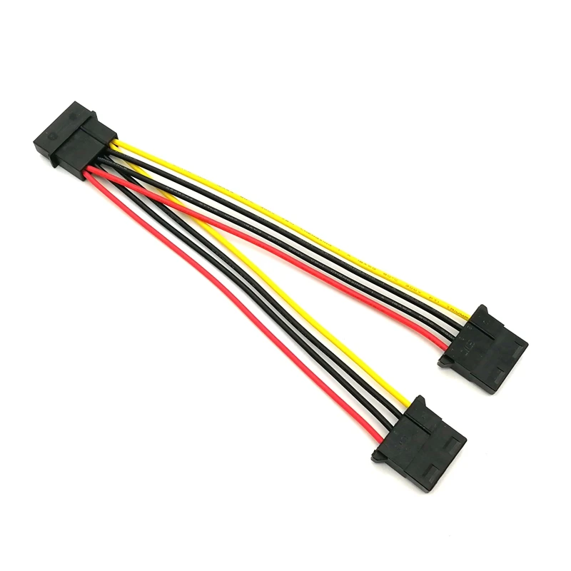 

4Pin Molex Male to 2x Female Y Splitter Power Extension Cable
