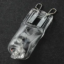 100 шт. g9 220 В 40 Вт 3000-3500 К теплый белый галогенные лампы свет Глобусы лампа