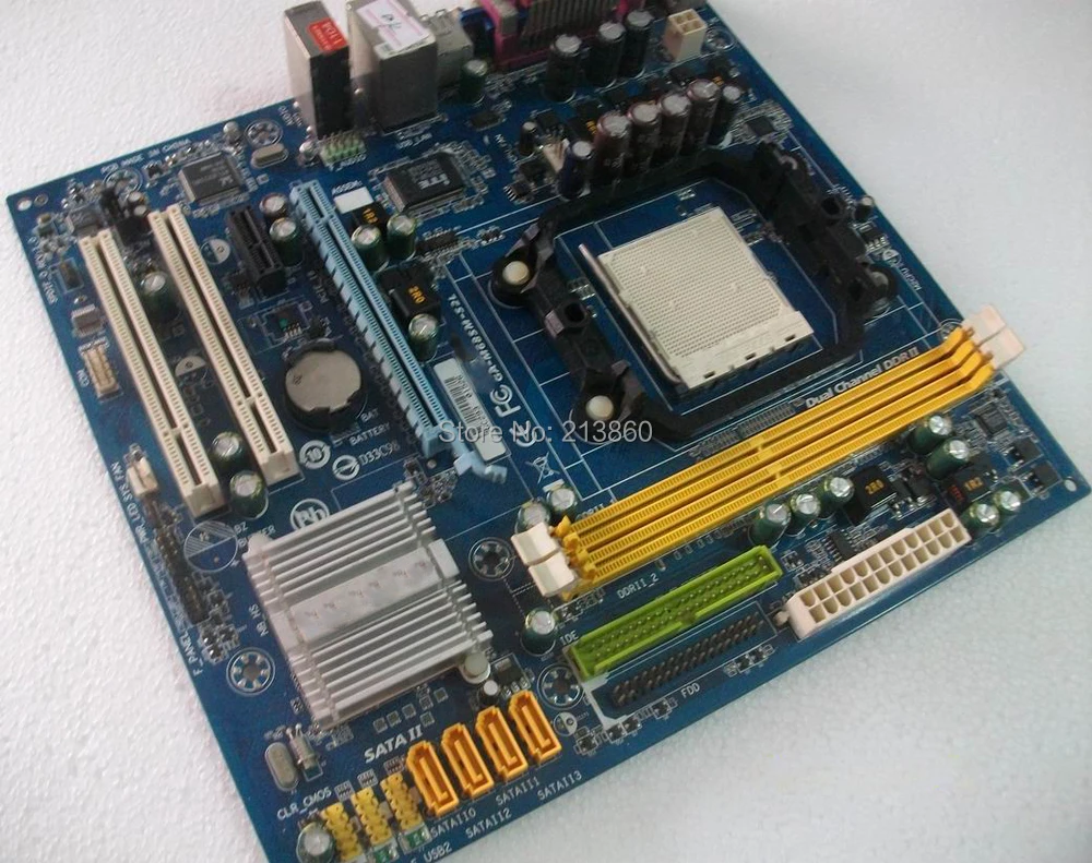 Ga-m68sm-s2l M68 рабочего материнская плата AM2 DDR2 платы M68SM-S2L M68SM хорошо испытанная