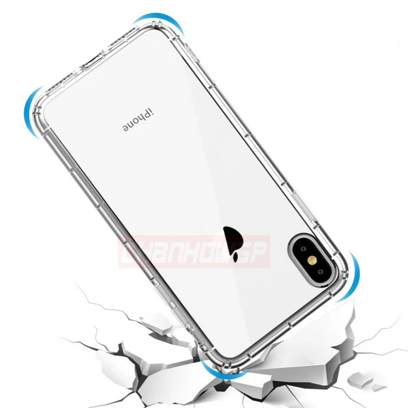 Силиконовый чехол с воздушной подушкой для iPhone X XR XS Max 6 6s 7 8 plus 5 фотоблей