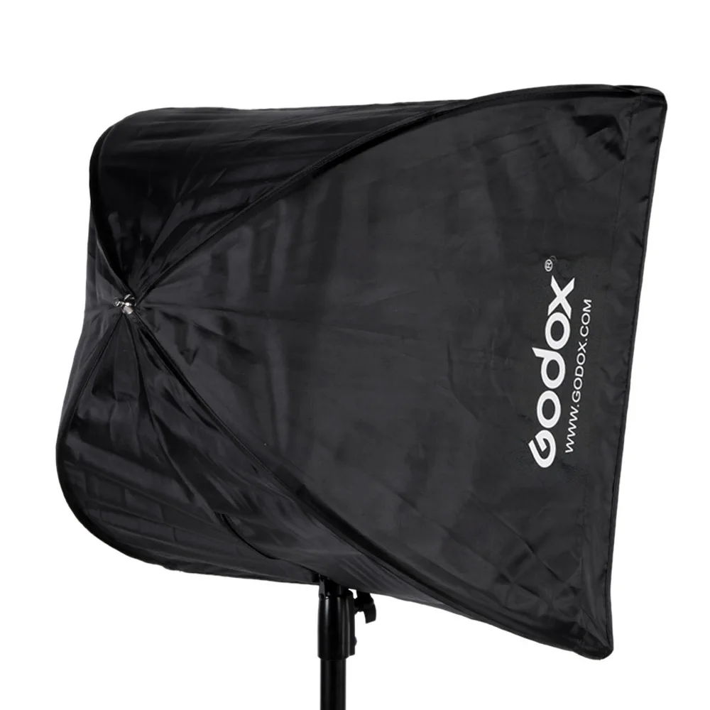 Мобильная Студия Godox софтбокс 60*60 см/2"* 24" зонт софтбокс Отражатель для Speedlite Speedlight вспышка для фотографирования