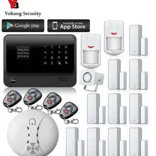 Yobang безопасности GPRS SMS alarmas gsm Casa Беспроводной gsm дома Охранной Сигнализации системы безопасности Дистанционное управление дома дыма Сенсор