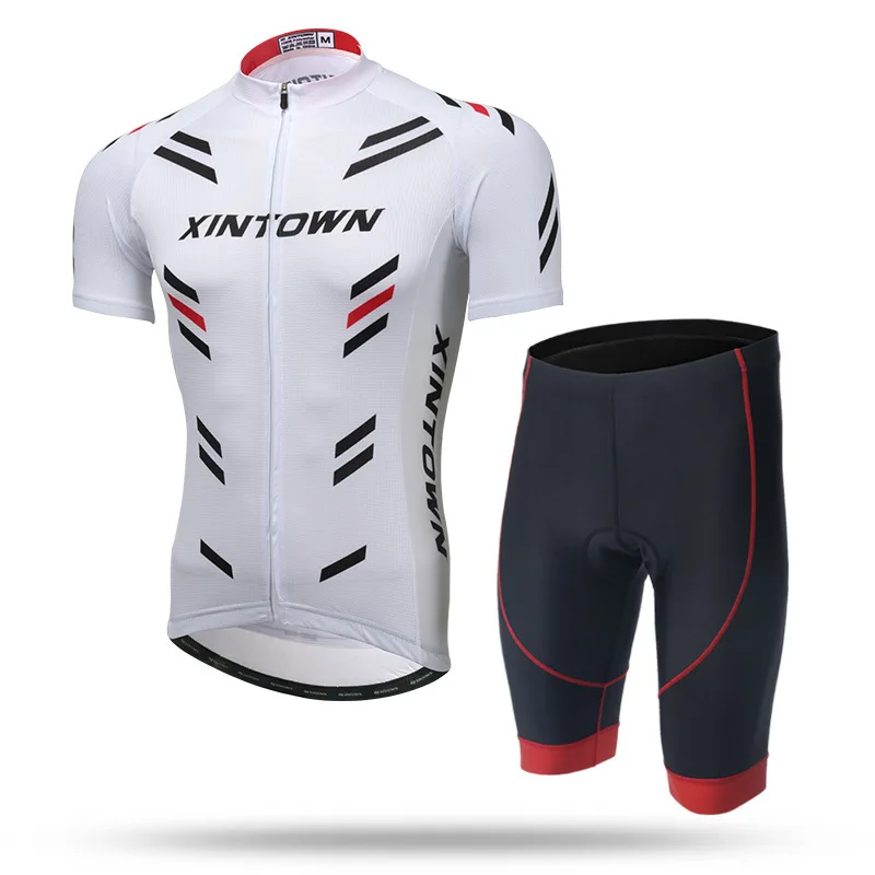 

XINTOWN Cycling Jersey Sets Men Pro Team Outdoor Sport MTB Bicycle Clothing Short sleeve Cycling Clothes Maillot Ciclismo Hombre