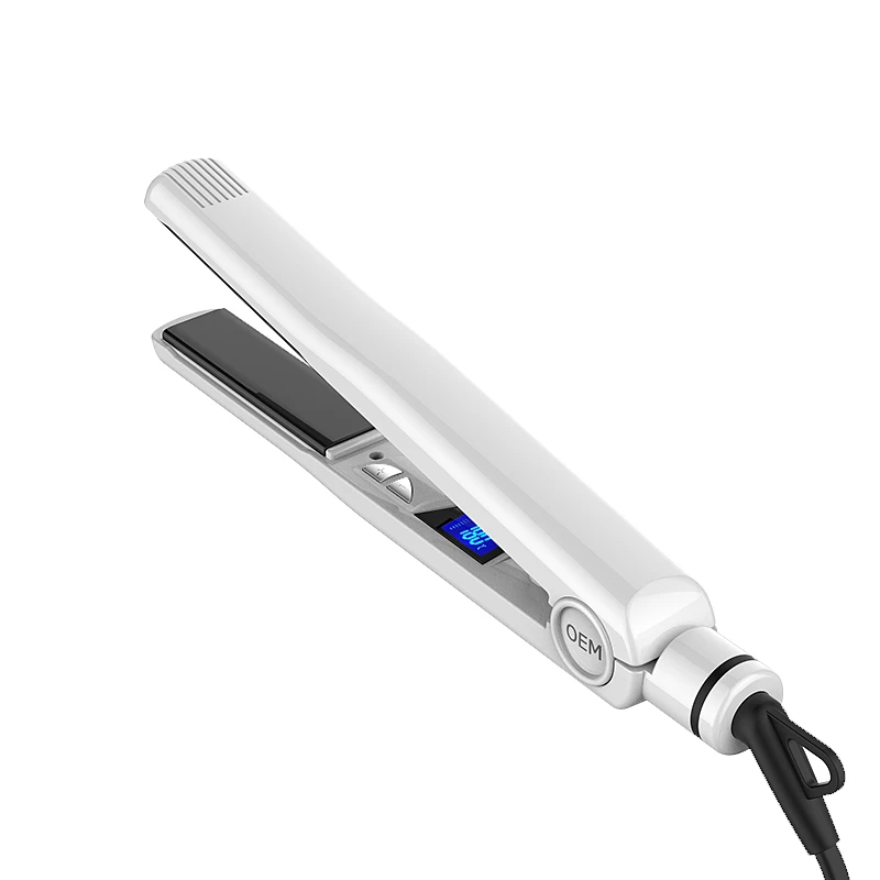 

Professional Hair Straightener Curler Hair Flat Iron Titanium-aluminium alloy Ion Hair Straighting Curling Iron LED Display
