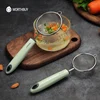 WORTHBUY Kitchen Colander 304 Stainless Steel Flour Sieve Vegetables Residue Strainer With Plastic Handle Oil Filter Spoon ► Photo 3/6
