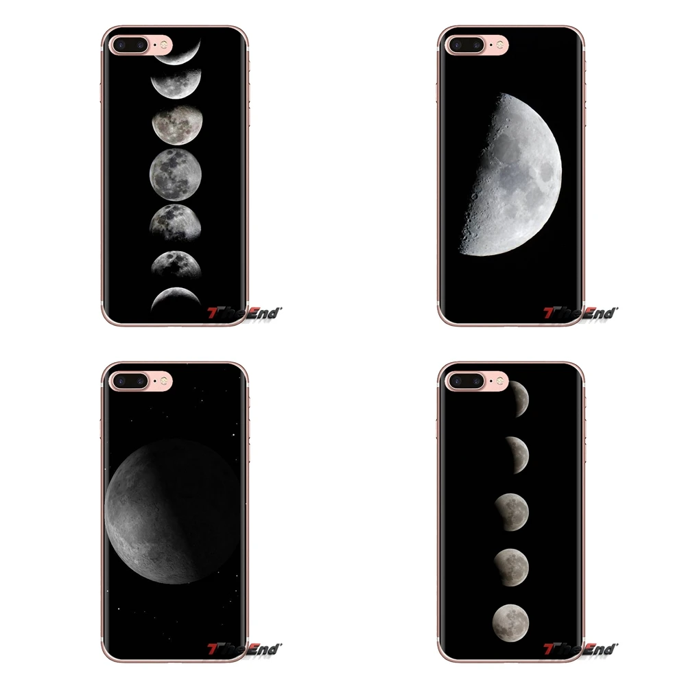 Мягкие прозрачные чехлы для iPod Touch Apple iPhone 4 4S 5 5S SE 5C 6 6S 7 8 X XR XS Plus MAX Moon Phases Night Art |