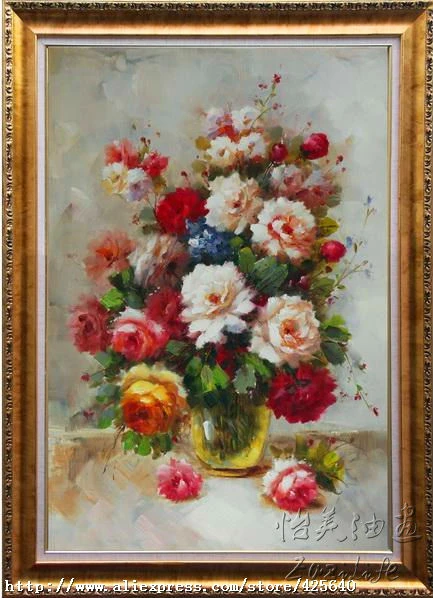 カーネーション油絵印象派の花の油絵キャンバス上のハイト品質の塗装2 Paintings On Canvas Oil Painting On Canvasflower Oil Painting Aliexpress
