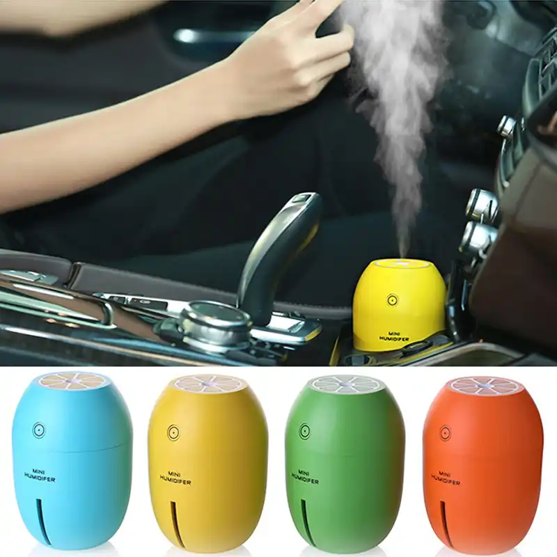 Ruijie Car Air Freshener Car Humidifiers180ml Lemon Ultrasonic Usb