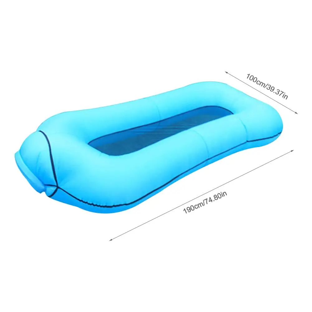 

Portable Swimming Inflatable Float Summer Air Water Hammock Pool Lounge Water Floating Bed Beach Chair Floating Row Air Mattress