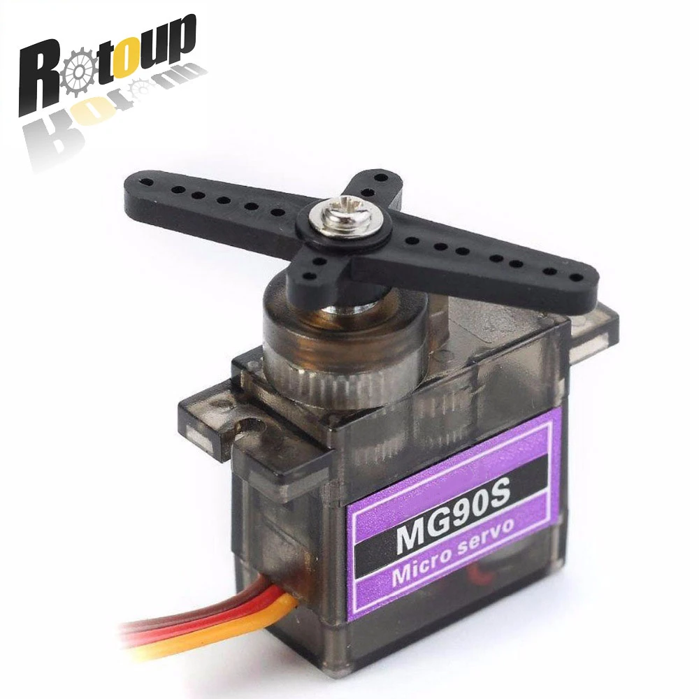Rotoup 4 компл. MG90S цифровой Металл Мотор Micro Servo Для DIY салона автомобиля Вертолет