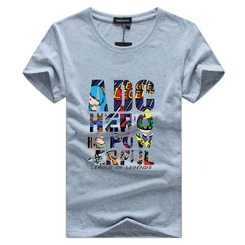

SWENEAR2018 New Letter Print T Shirt Men's Black And White Comic Con Cosplay T-Shirt Summer Tee Skateboard Boy Skateboard