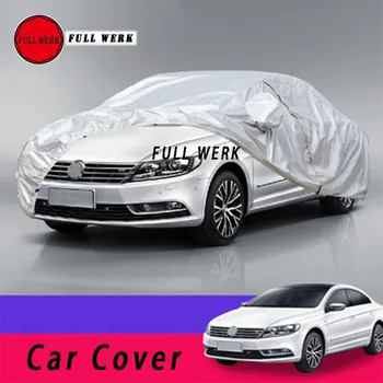 

1 pc Durable Car Cover Rain Sun Snow Dust Shade Cover Outdoor Protector for Volkswagen CC 2010-2019 Accessories Four Season