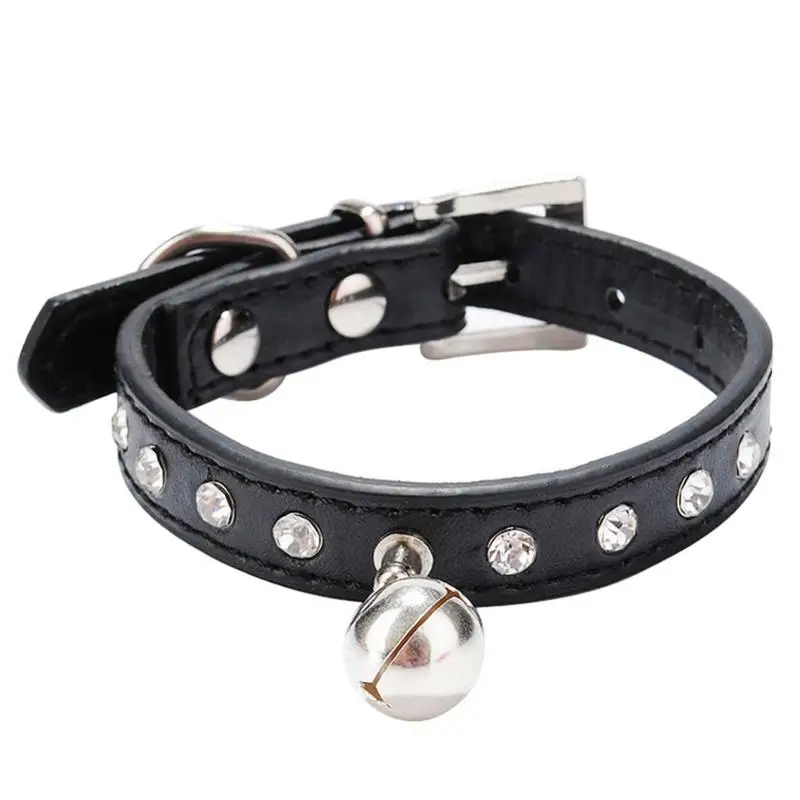 Cat Supplies Elasticated Cat Collar With Safety Elastic Buckle And Bell