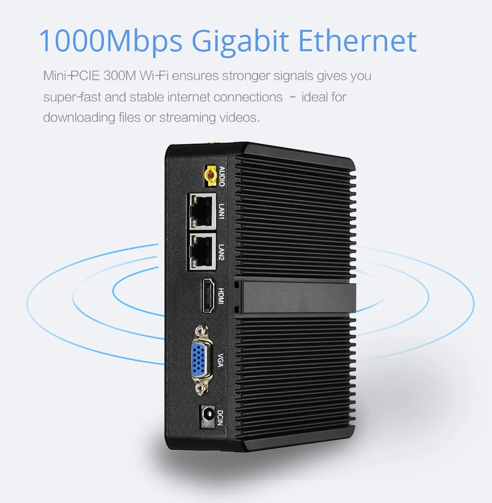10 pro htpc duplo lan gigabit 2