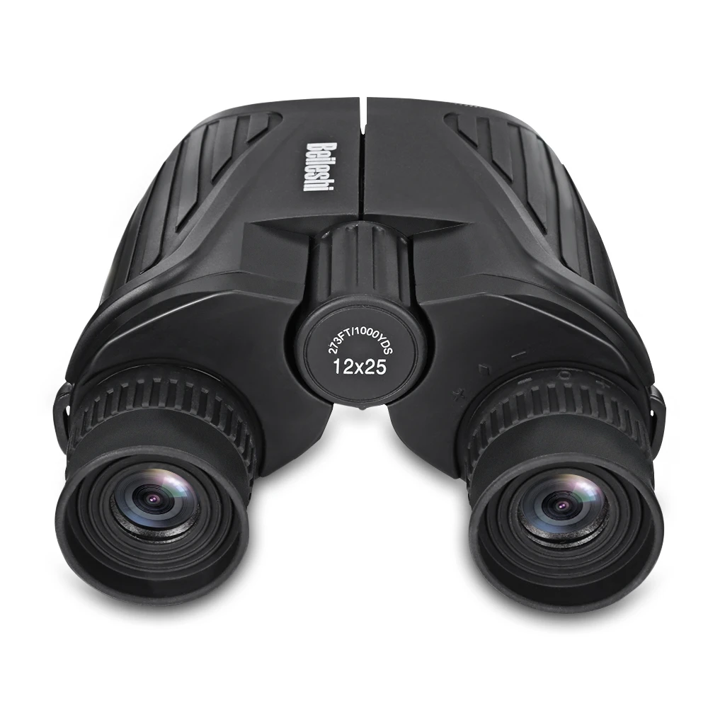12 x 25 Folding High Powered Binocular with Weak Light Night Vision