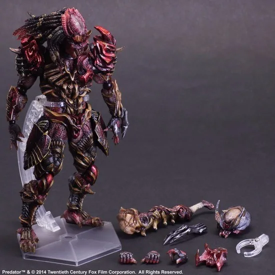 

Predator Action Figure Playarts Kai Anime Toy Movie Alien Hunter Play Arts Kai Predator 270mm Collection Model