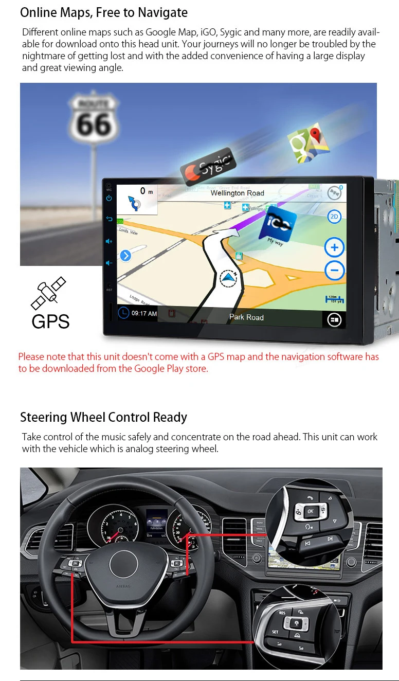 Flash Deal COIKA 6.2"Android 8.0/9.0 System Octa Core Car DVD Stereo For BYD F3 Toyota Corolla E120 4+32/64G RAM GPS Navi Multimedia DVD BT 11
