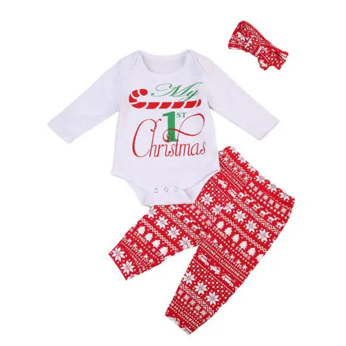 Christmas Baby Clothing Lovely Newborn Baby Boy Girl Xmas Clothes