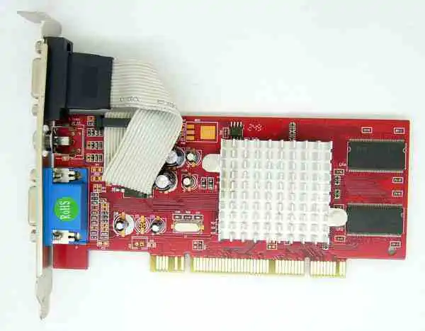  7000  64MB 64BIT AV Dual VGA Low Profile PCI Graphics Card 