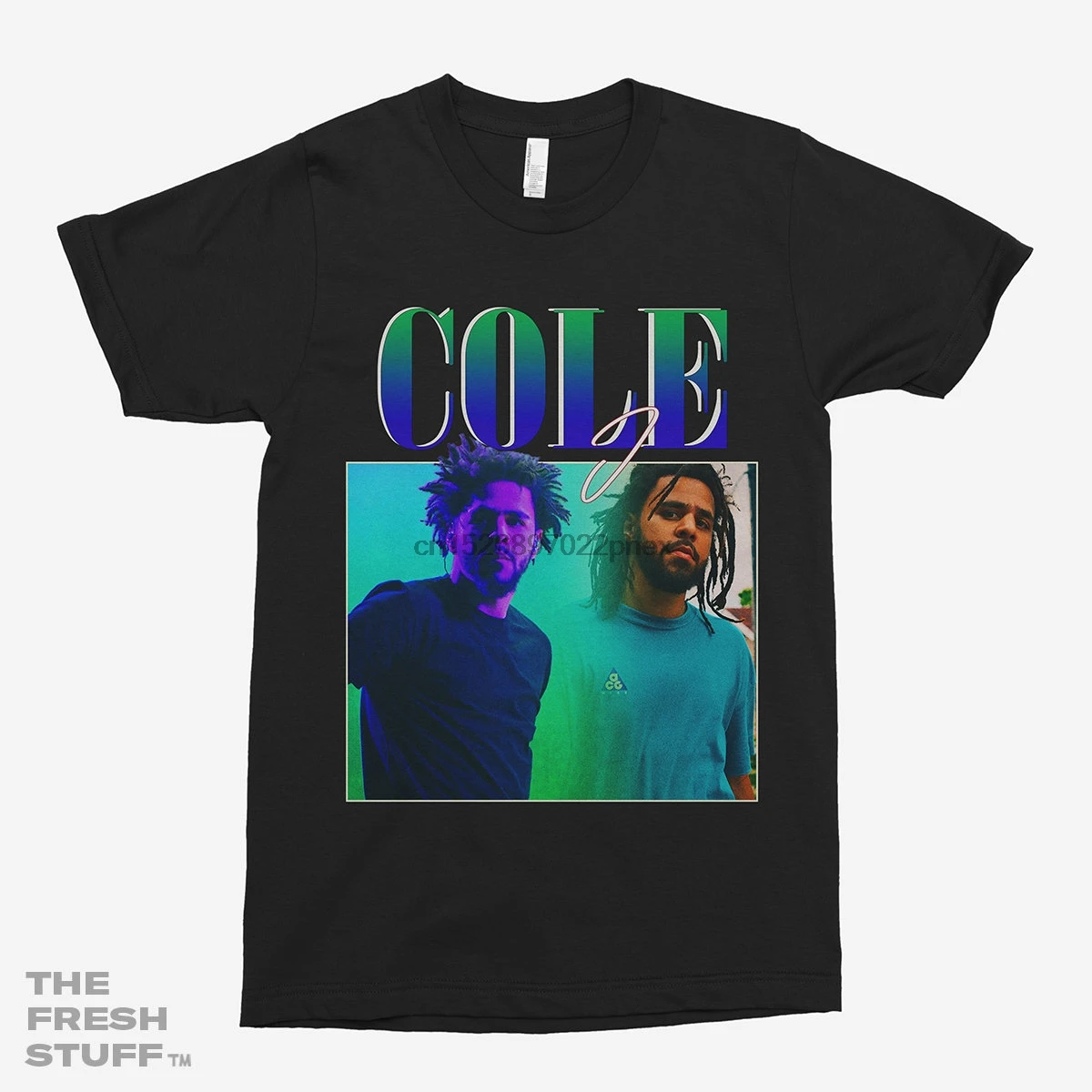 Мужская винтажная черная футболка J Cole 90s|Футболки| |
