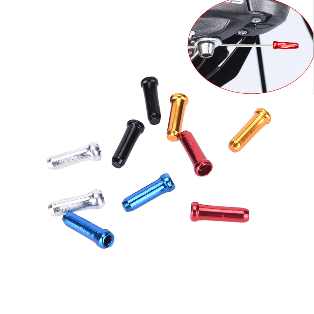 20Pcs/Set 5 Colors MTB Aluminum Alloy Cycling Brake Cable End Caps Bike