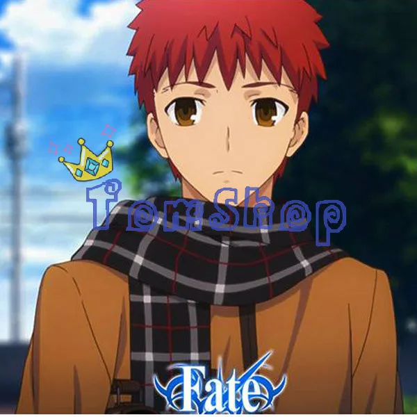 Аниме Fate/Stay Night Shirou Emiya, костюм для косплея, куртка унисекс, пальто на молнии, спортивная одежда