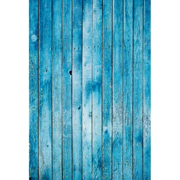 

Sea blue wood photography backdrops retro Portrait photographybackground props Photo Backdrop For kids Photo Studio