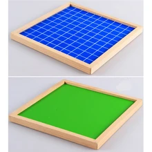 Деревянная Монтессори цифровая доска 1-100 непрерывные цифры дети ребенок Математика обучающая игрушка высокое качество математические игрушки Детский подарок