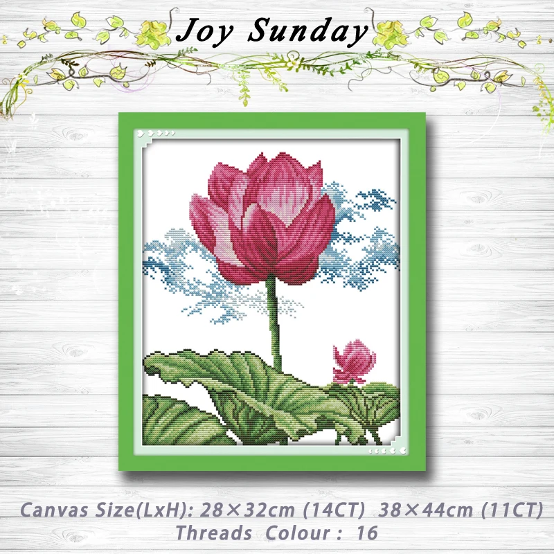 The dream lotus paintings water lily Patterns Counted Cross Stitch 11CT 14CT Set Embroidery Home Decor Needlework | Дом и сад