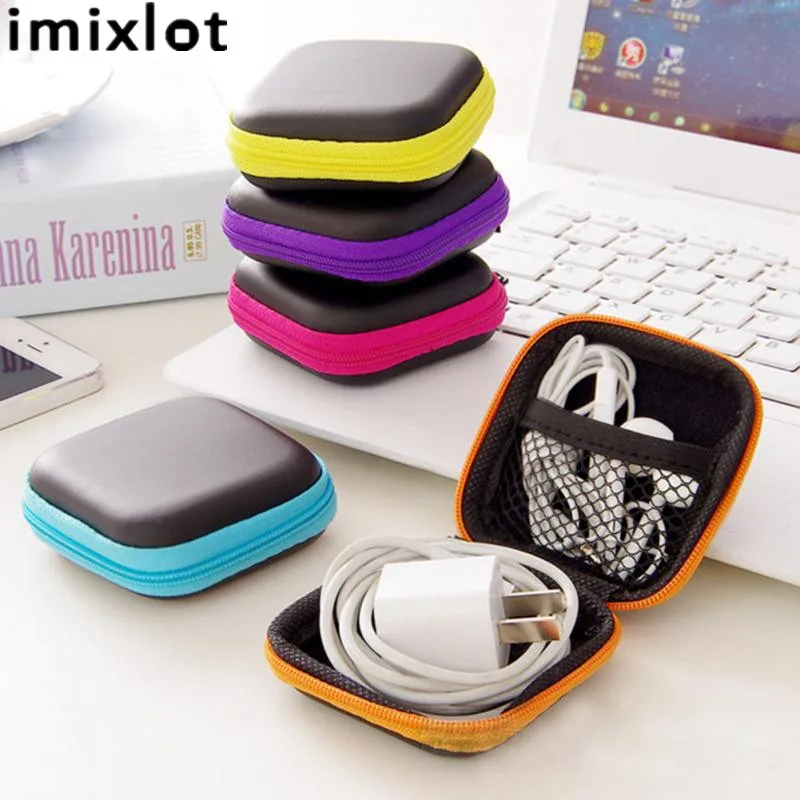 Imixlot 1Pc Earphone Box Headphones Portable Pocket Hard Storage Case
