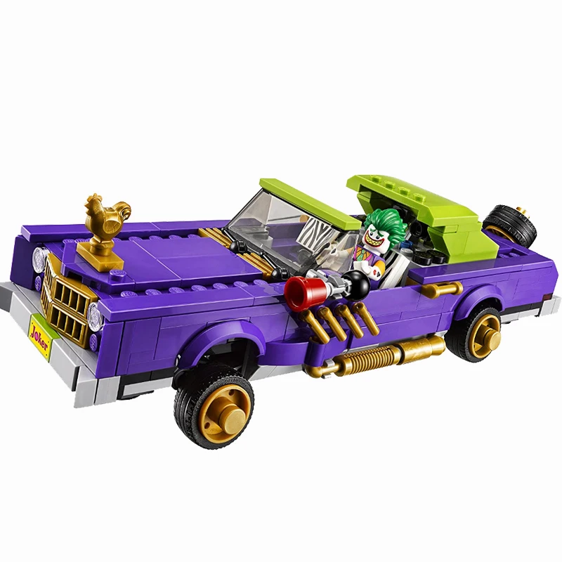 

LEPIN Batman Series The Joker Notorious Lowrider Building Blocks Bricks Movie Model Kids Toys Marvel Compatible Legoe